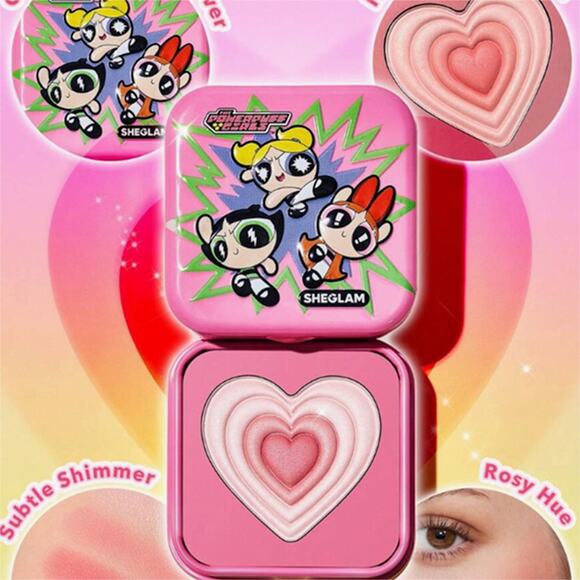 Powerpuff Girls Tough Love Shimmer Blush Sheglam - Picture 1 of 6